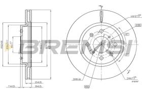 BREMSI CD8070V - DISCOS DE FRENO SUZUKI