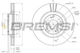 BREMSI CD8092V - DISCOS DE FRENO HONDA