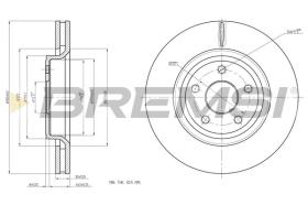 BREMSI CD8097V - DISCOS DE FRENO JEEP