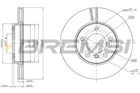 BREMSI CD8122V - DISCOS DE FRENO MINI