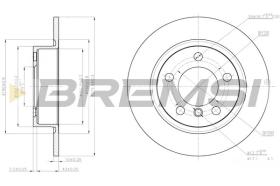 BREMSI CD8123S - DISCOS DE FRENO MINI