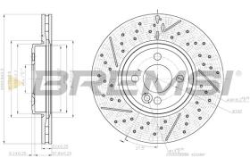 BREMSI CD8126V - DISCOS DE FRENO MINI