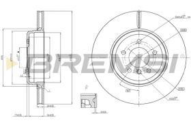 BREMSI CD8154V - DISCOS DE FRENO BMW