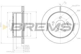 BREMSI CD8170V - DISCOS DE FRENO HYUNDAI