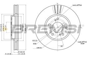 BREMSI CD8175V - DISCOS DE FRENO HONDA