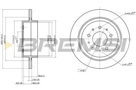 BREMSI CD8179S - DISCOS DE FRENO VOLVO