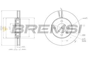 BREMSI CD8184V - DISCOS DE FRENO VW, SEAT, SKODA