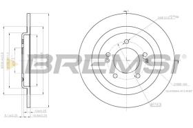 BREMSI CD8200S - DISCOS DE FRENO HYUNDAI