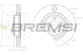 BREMSI CD8203V - DISCOS DE FRENO MERCEDES-BENZ