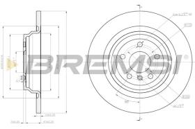 BREMSI CD8204S - DISCOS DE FRENO MERCEDES-BENZ