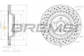 BREMSI CD8205V - DISCOS DE FRENO MERCEDES-BENZ