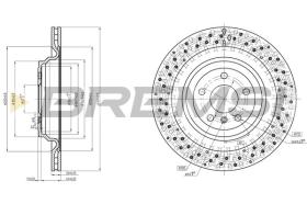 BREMSI CD8214V - DISCOS DE FRENO MERCEDES-BENZ