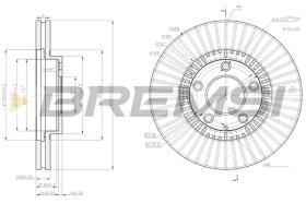 BREMSI CD8262V - DISCOS DE FRENO MAZDA