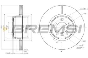 BREMSI CD8315V - DISCOS DE FRENO BMW