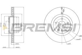 BREMSI CD8329V - DISCOS DE FRENO FIAT
