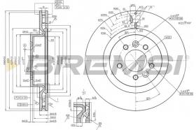 BREMSI CD8429V - DISCOS DE FRENO LAND ROVER