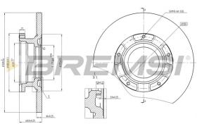 BREMSI CD8471S - DISCOS DE FRENO FORD