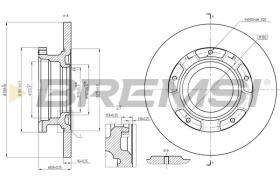 BREMSI CD8472S - DISCOS DE FRENO FORD