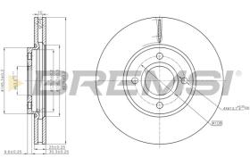 BREMSI CD8478V - DISCOS DE FRENO FORD