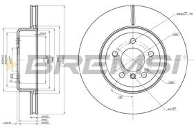 BREMSI CD8480V - DISCOS DE FRENO BMW