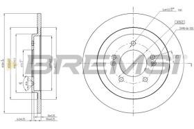 BREMSI CD8482S - DISCOS DE FRENO KIA, HYUNDAI