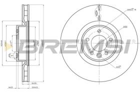 BREMSI CD8601V - DISCOS DE FRENO LAND ROVER