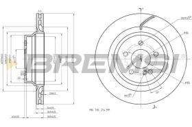 BREMSI CD8611V - DISCOS DE FRENO MERCEDES-BENZ