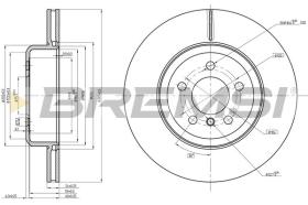 BREMSI CD8622V - DISCOS DE FRENO BMW