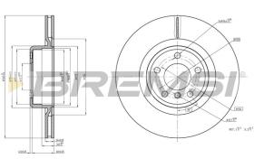 BREMSI CD8623V - DISCOS DE FRENO BMW