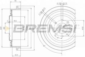 BREMSI CR5176 - SUST.CR5392