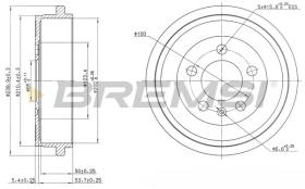 BREMSI CR5594 - TAMBOR DE FRENO VW, AUDI, SEAT, SKODA