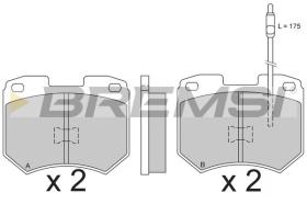 BREMSI BP2141 - PASTILLAS DE FRENO AUDI