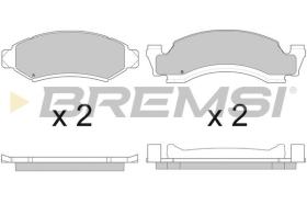 BREMSI BP2798 - PASTILLAS DE FRENO JEEP, FORD USA