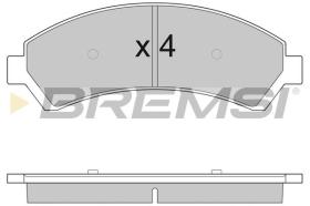 BREMSI BP2920 - PASTILLAS DE FRENO CHEVROLET