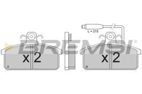 BREMSI BP22651 - JGO.PAST.FRENO SEAT IBIZA FURA