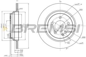 BREMSI CD8764V - DISCOS DE FRENO MERCEDES-BENZ