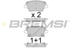 BREMSI BP3799 - PASTILLAS DE FRENO KIA, HYUNDAI