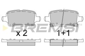 BREMSI BP3803 - PASTILLAS DE FRENO OPEL, CHEVROLET