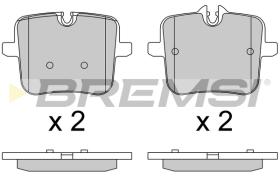 BREMSI BP3805 - PASTILLAS DE FRENO BMW, ROLLS-ROYCE