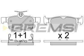 BREMSI BP3806 - PASTILLAS DE FRENO HONDA