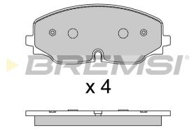 BREMSI BP3809 - PASTILLAS DE FRENO VW