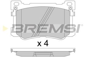 BREMSI BP3813 - PASTILLAS DE FRENO HYUNDAI