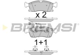 BREMSI BP3814 - PASTILLAS DE FRENO MASERATI