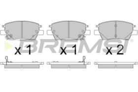 BREMSI BP3817 - PASTILLAS DE FRENO OPEL