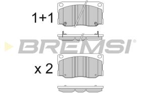 BREMSI BP3822 - PASTILLAS DE FRENO HYUNDAI