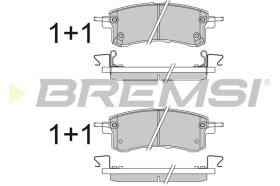 BREMSI BP3823 - PASTILLAS DE FRENO INFINITI