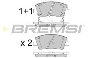 BREMSI BP3824 - PASTILLAS DE FRENO KIA