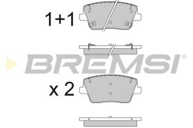 BREMSI BP3831 - PASTILLAS DE FRENO HYUNDAI