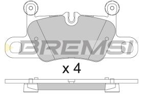 BREMSI BP3832 - PASTILLAS DE FRENO PORSCHE