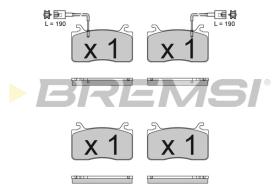 BREMSI BP3833 - PASTILLAS DE FRENO ALFA ROMEO